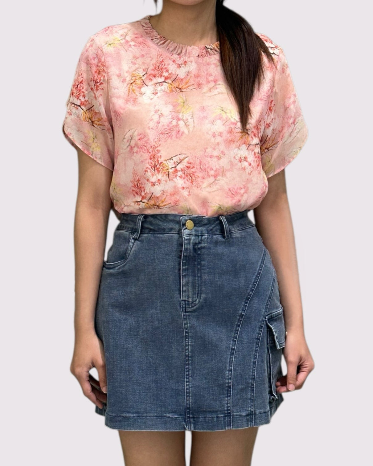 Chiffon Floral Blouse