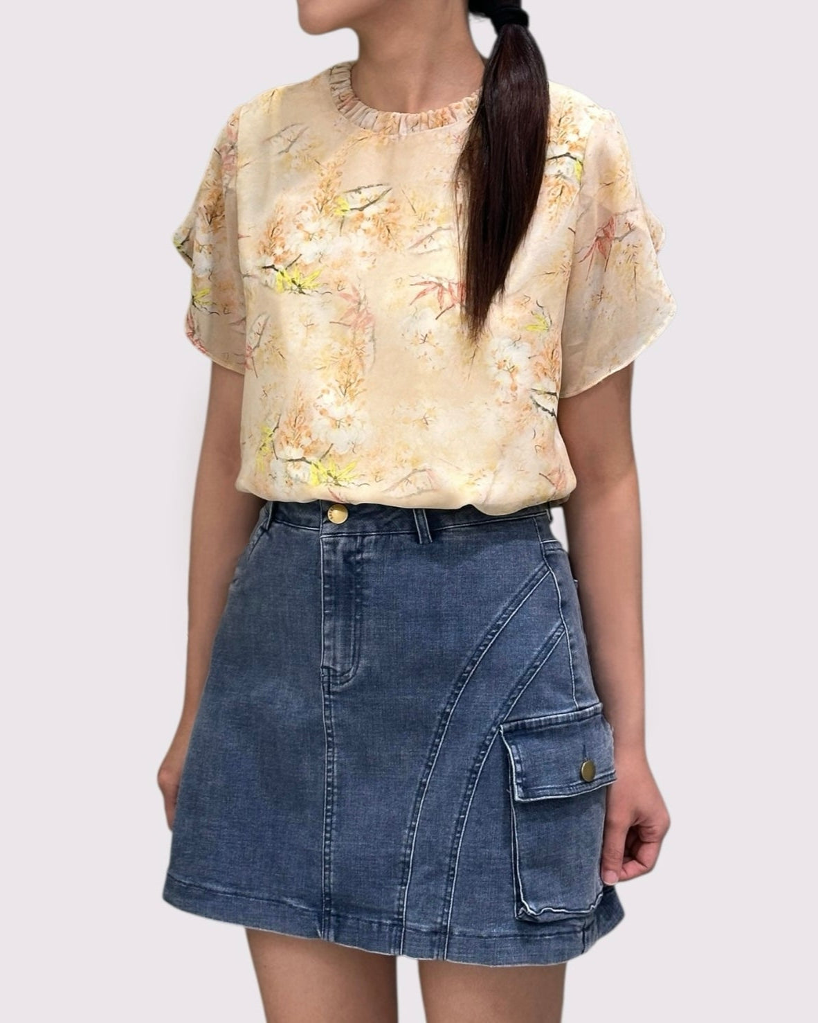 Chiffon Floral Blouse