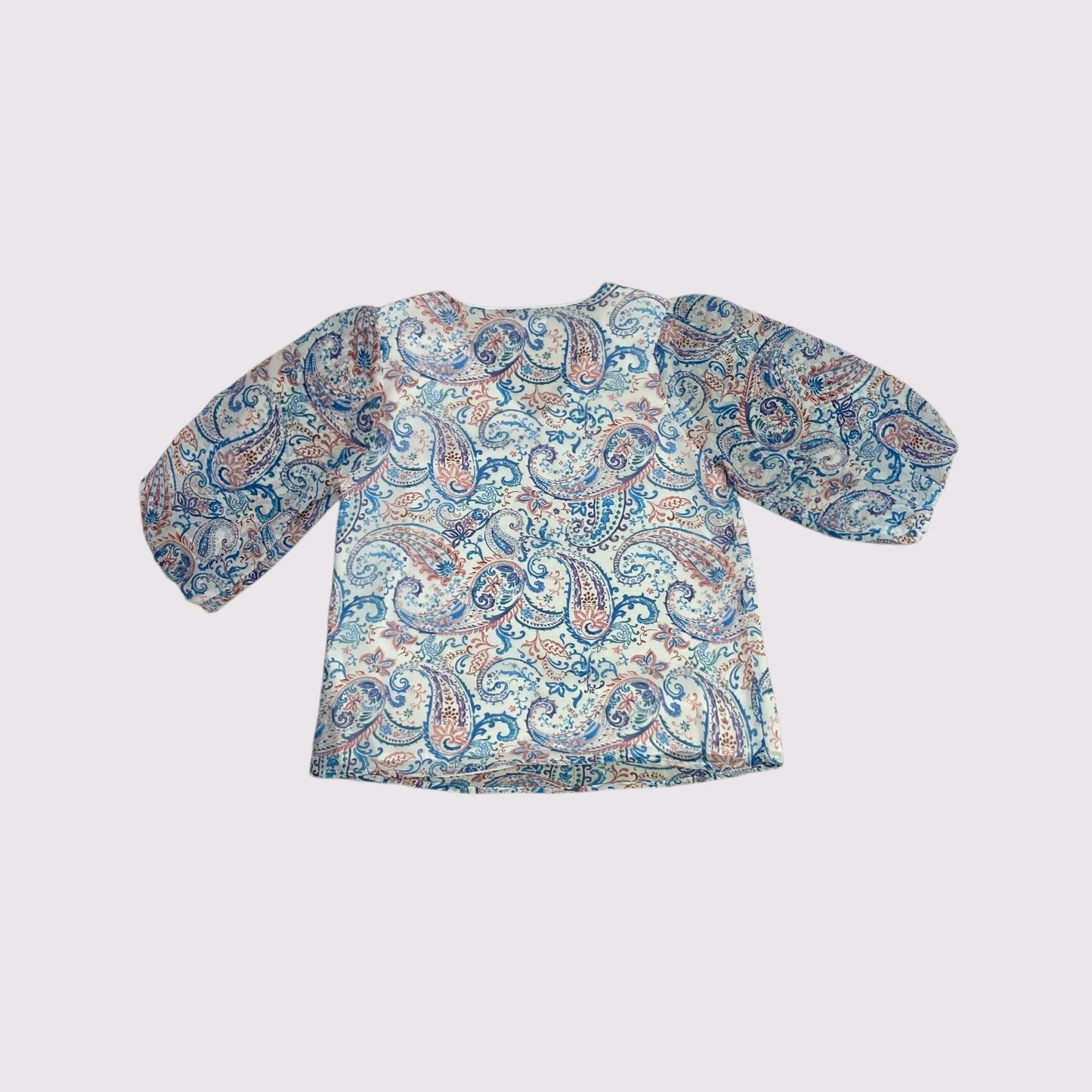 Paisley Print Chiffon Blouse
