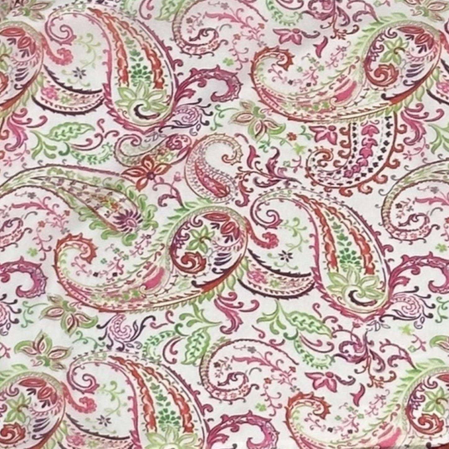 Paisley Print Chiffon Blouse