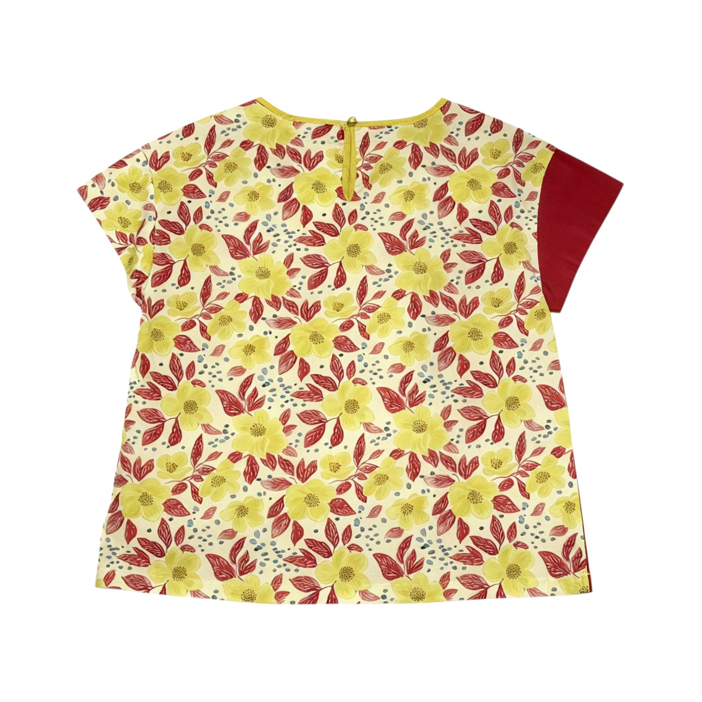 Asymmetrical Floral Top