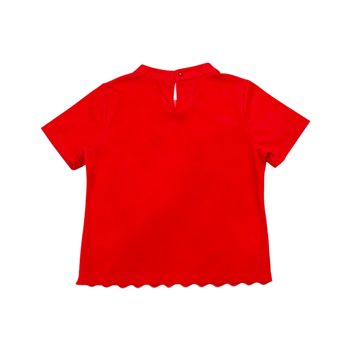 Top with floral cut-out lace