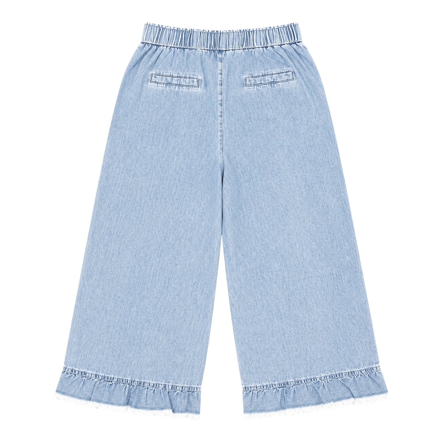 Denim Flared Culottes