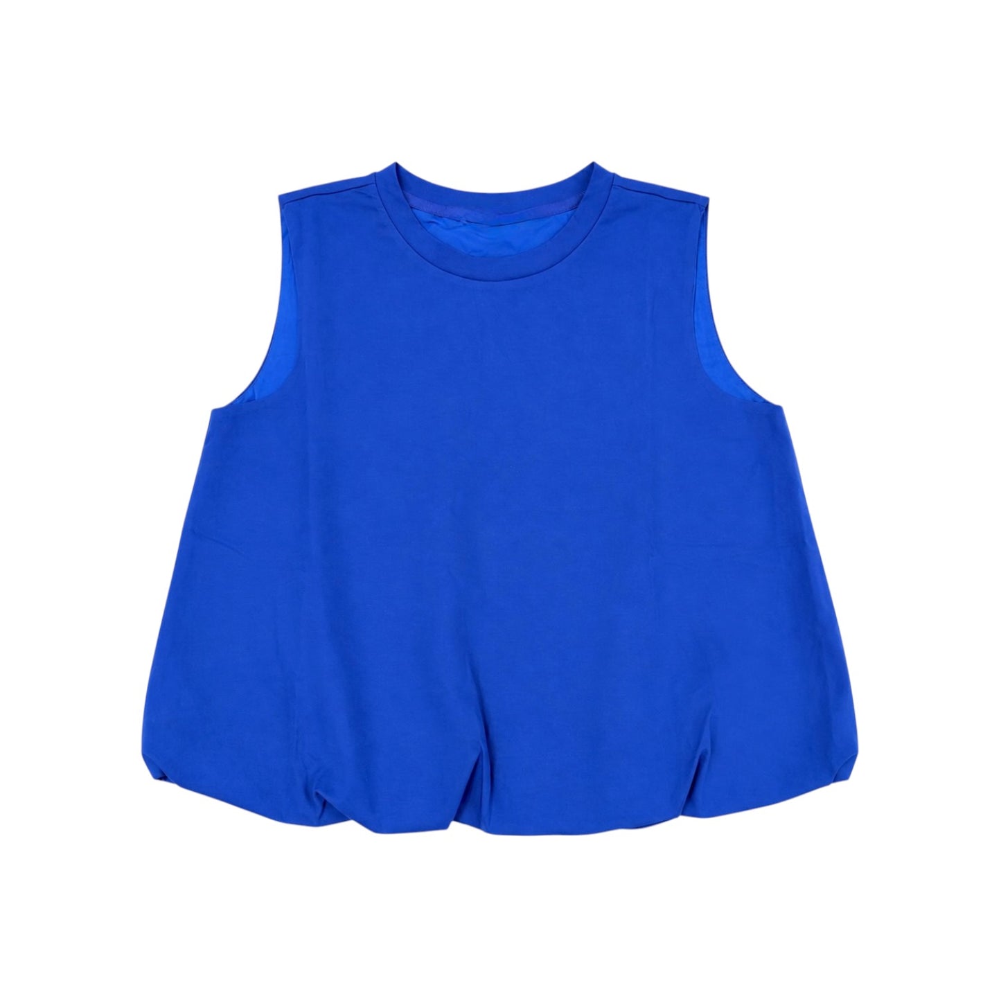 Bubble Hem Sleeveless Top