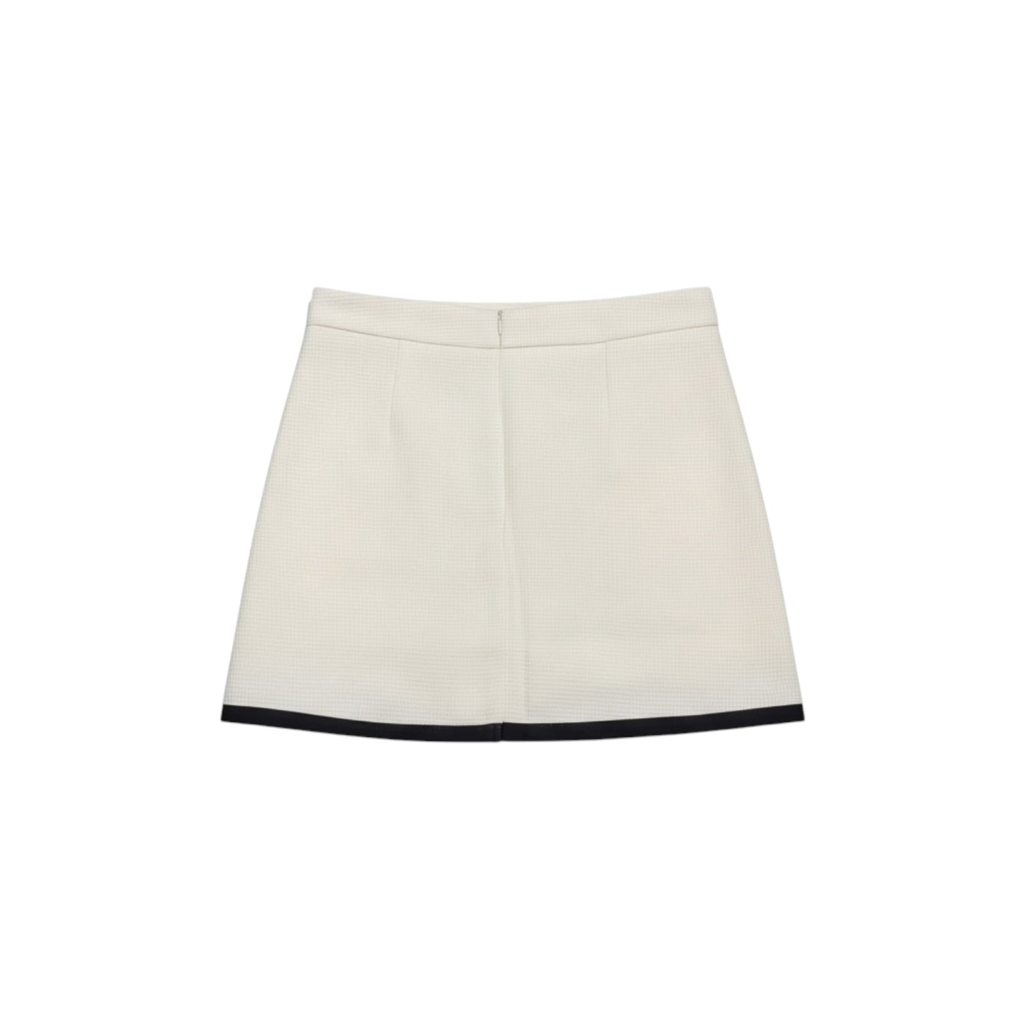 Minimalist Skirt With Contrast Detailing