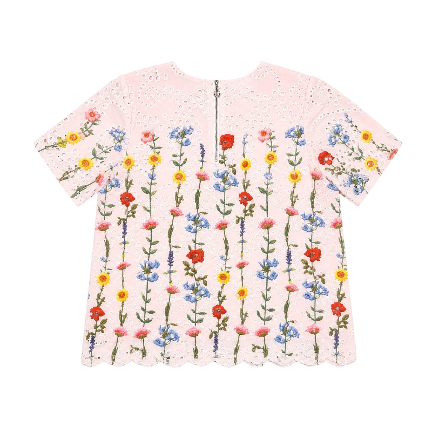 Eyelet Embroidery Blouse