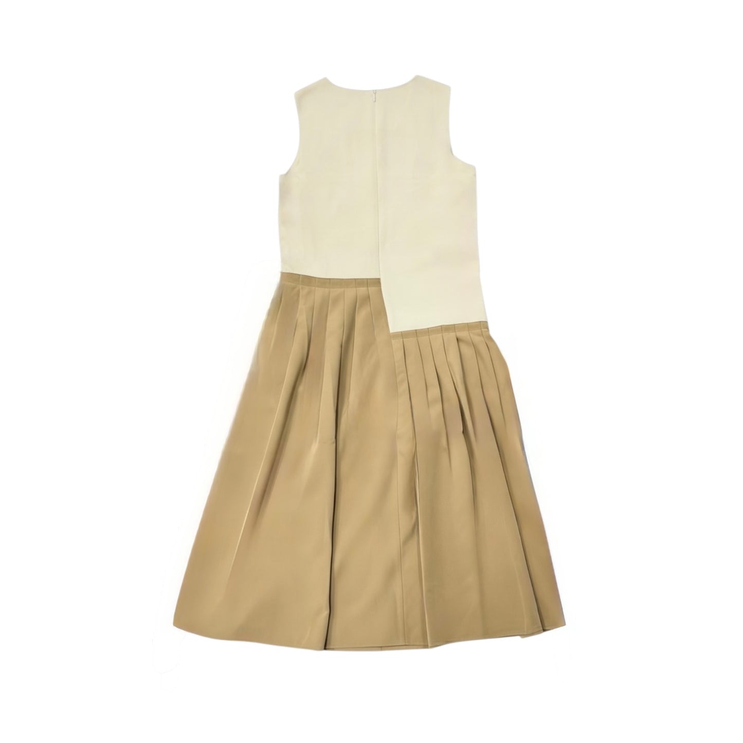 Sleeveless Color-Block Dress