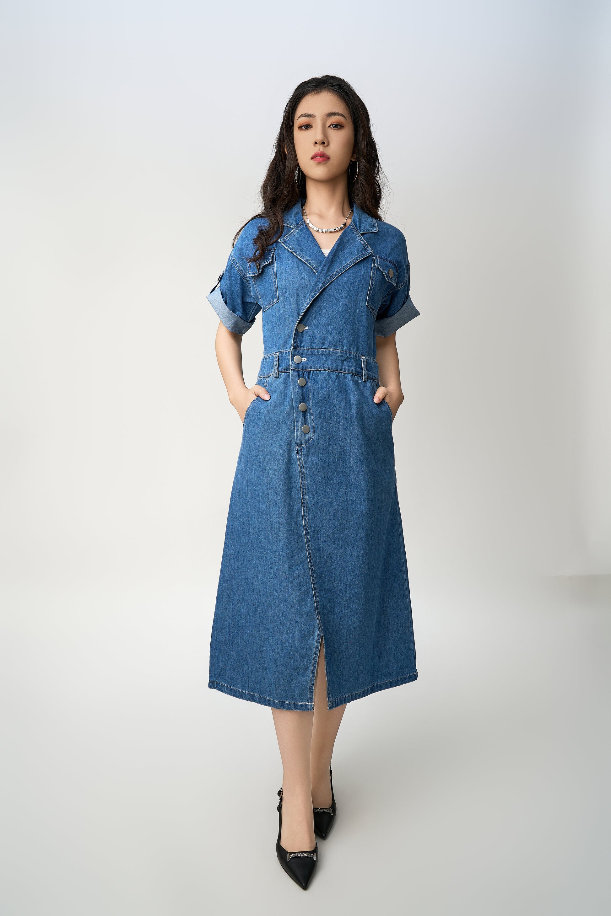 m&s denim dress So Sophisticated" Denim Dress Ms. Bling
