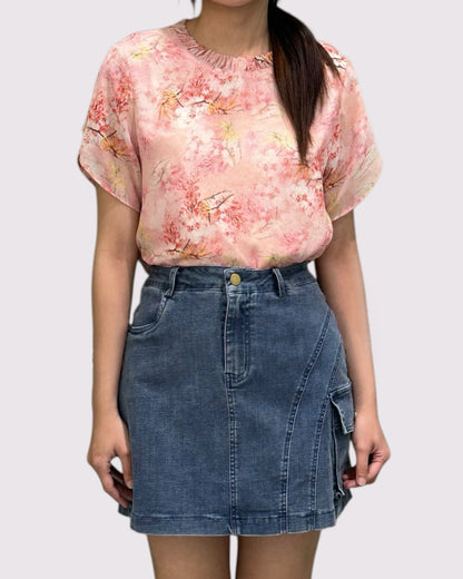 Chiffon Floral Blouse
