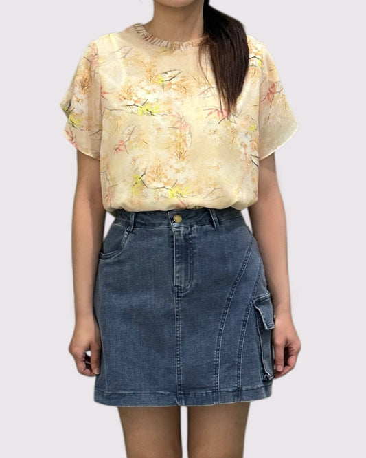 Chiffon Floral Blouse