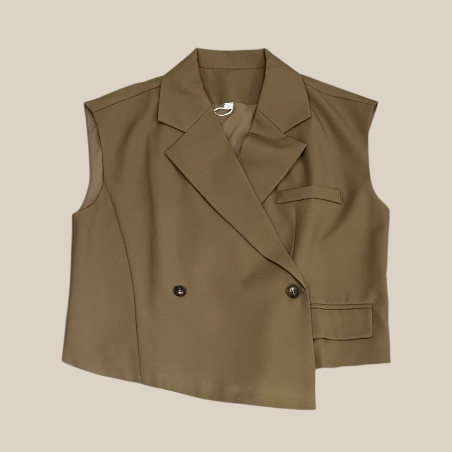 Sleeveless Tailoring Blazer