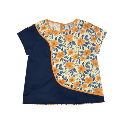 Asymmetrical Floral Top