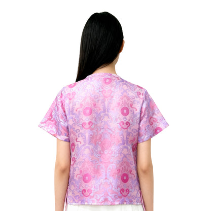Woven Chinese Fusion Top