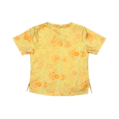 Woven Chinese Fusion Top