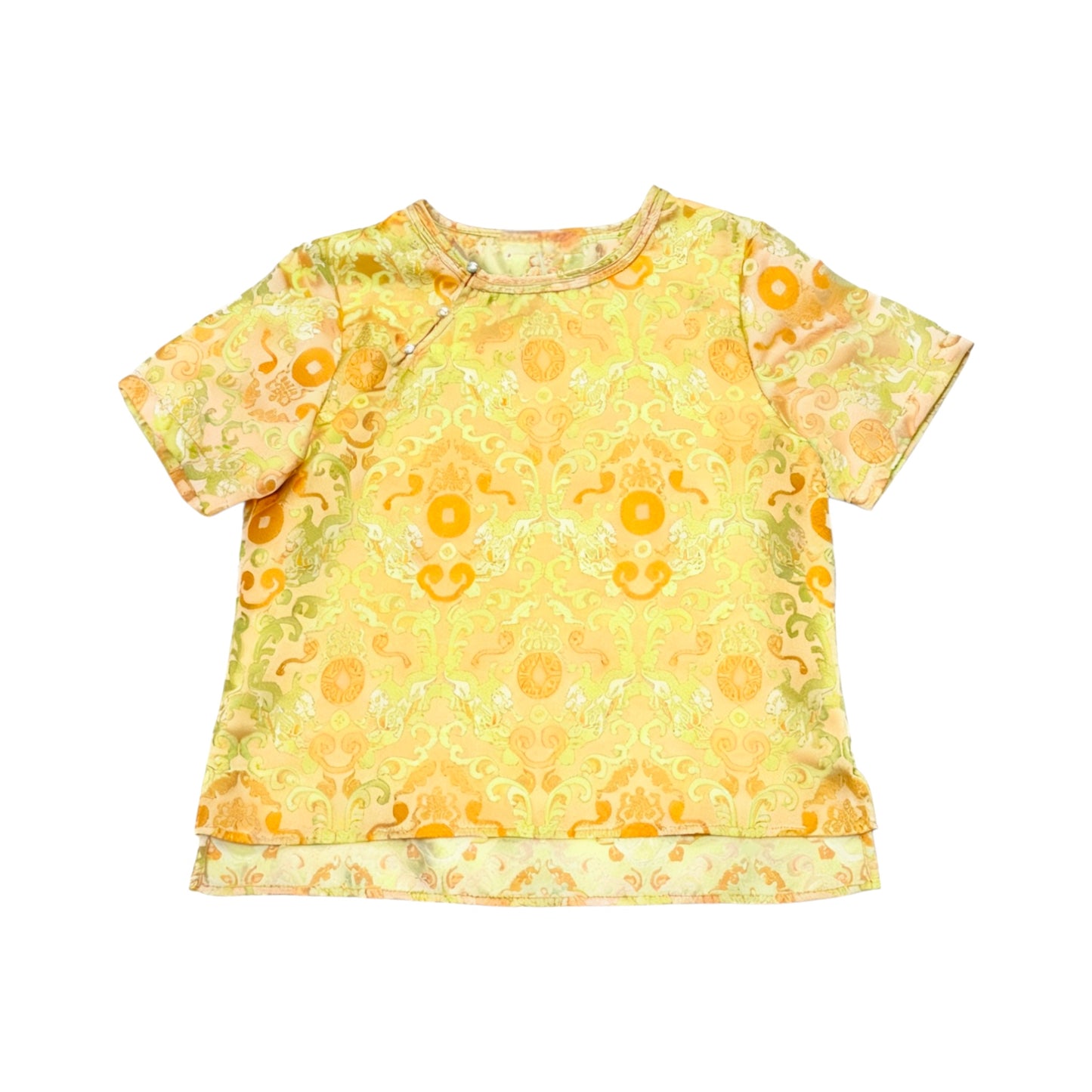 Woven Chinese Fusion Top