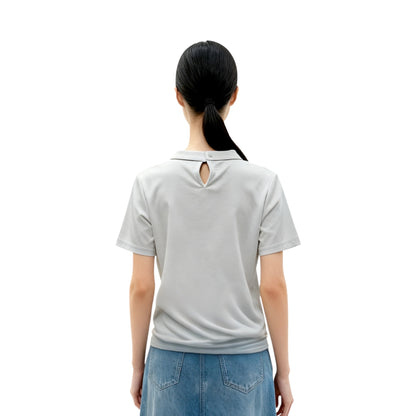 Top with floral cut-out lace