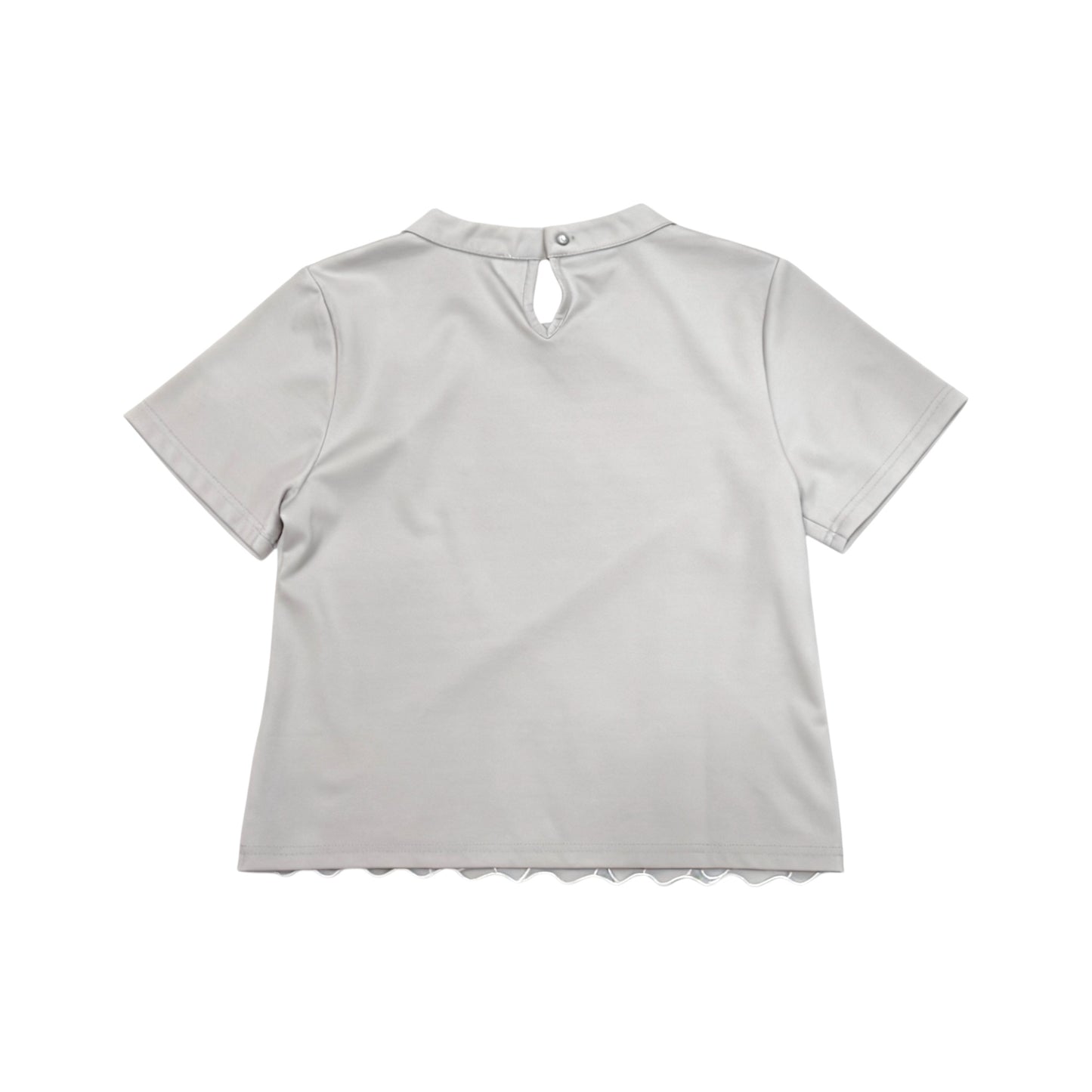 Top with floral cut-out lace