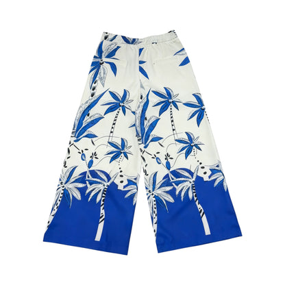 Tropical Palm Wide Trouser