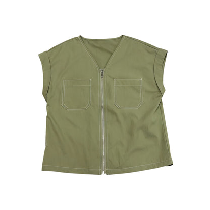Utility-Inspired Sleeveless Tops