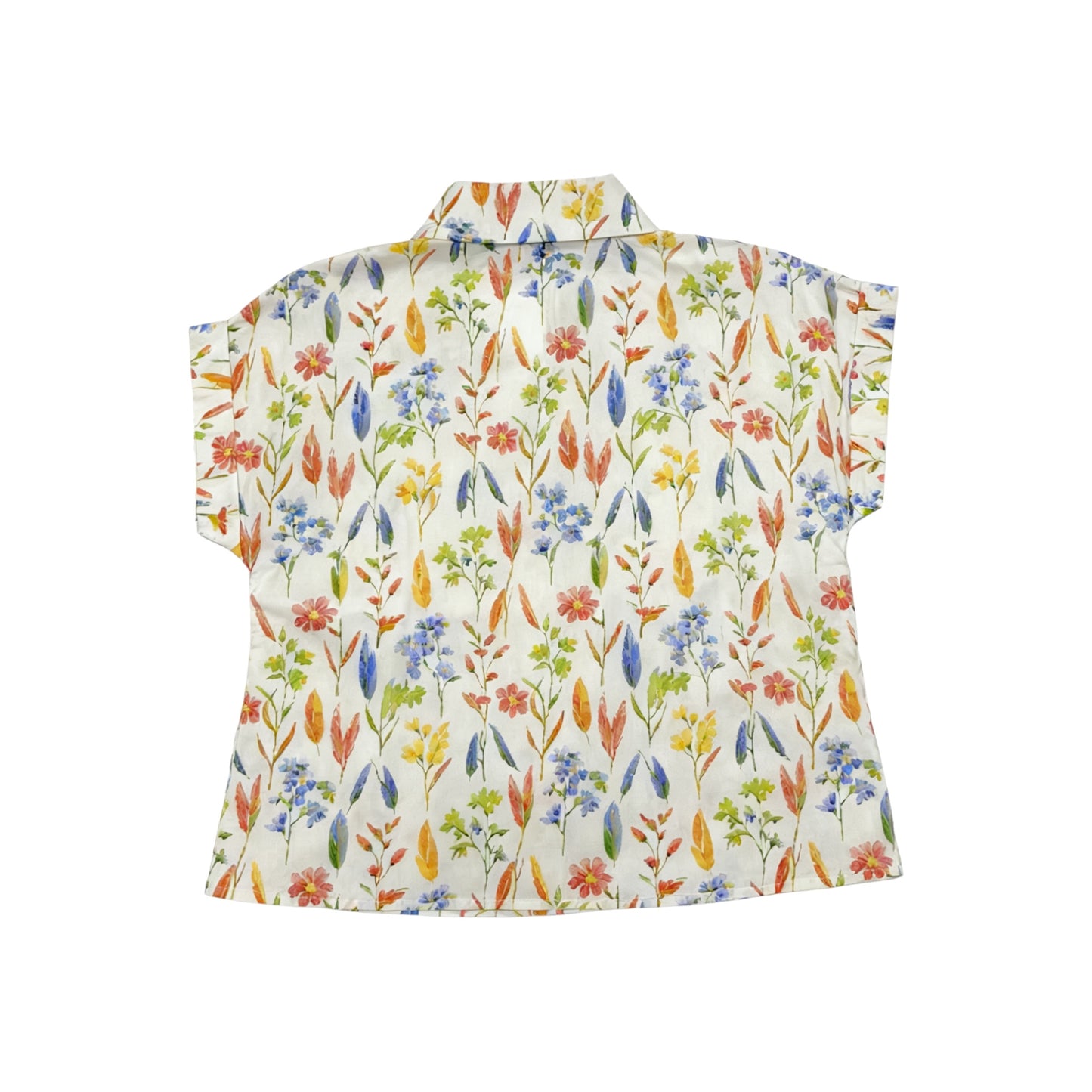 Tropical Print Short Sleeve Shirt