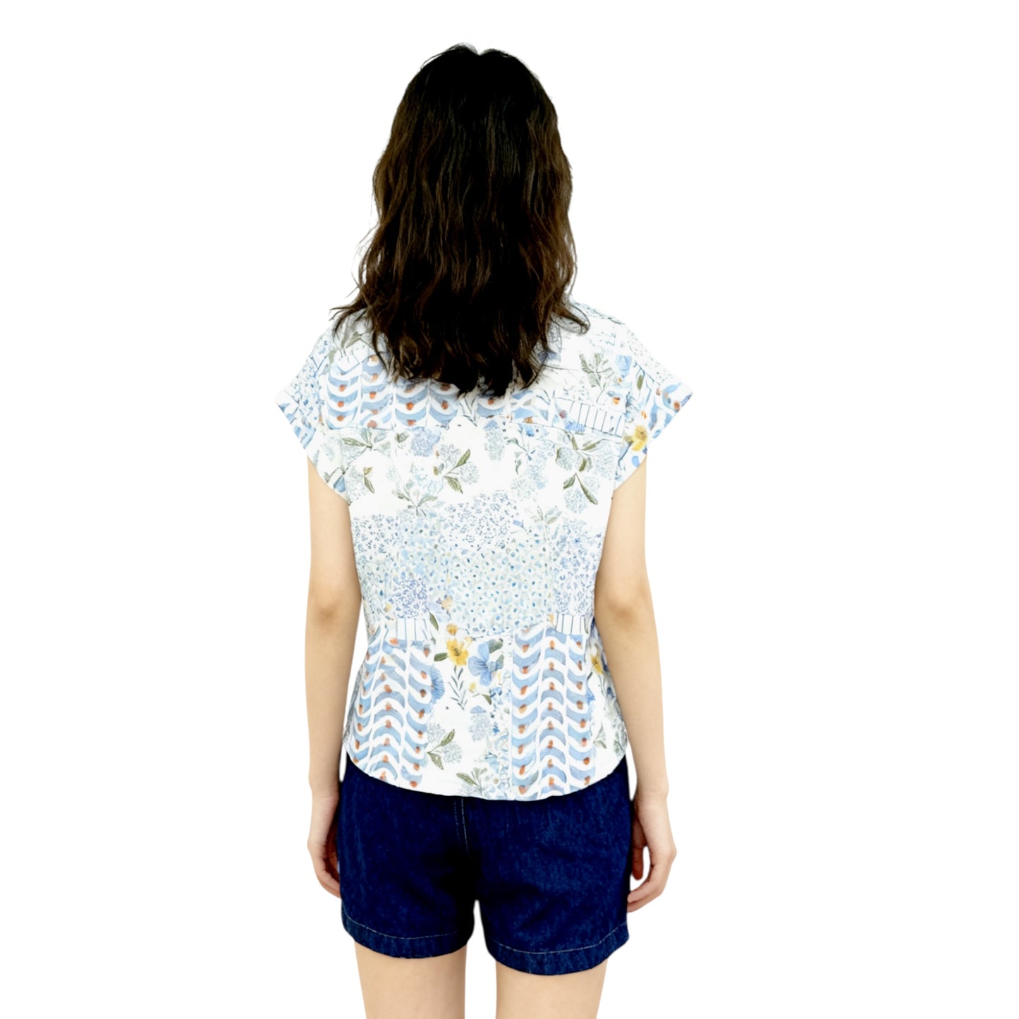 Tropical Print Short Sleeve Shirt