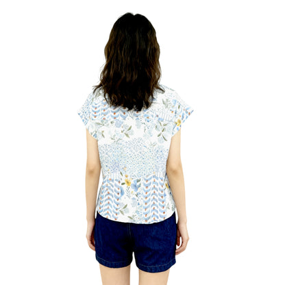 Tropical Print Short Sleeve Shirt