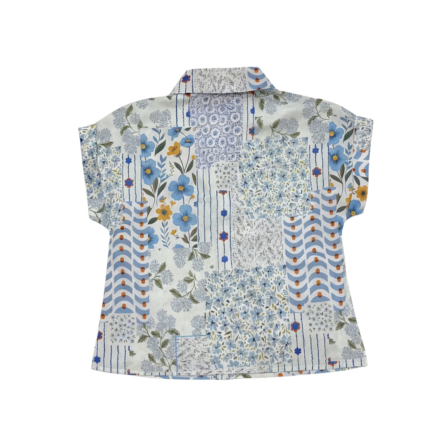 Tropical Print Short Sleeve Shirt