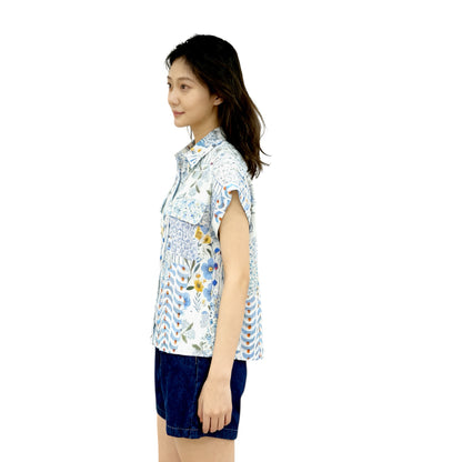 Tropical Print Short Sleeve Shirt