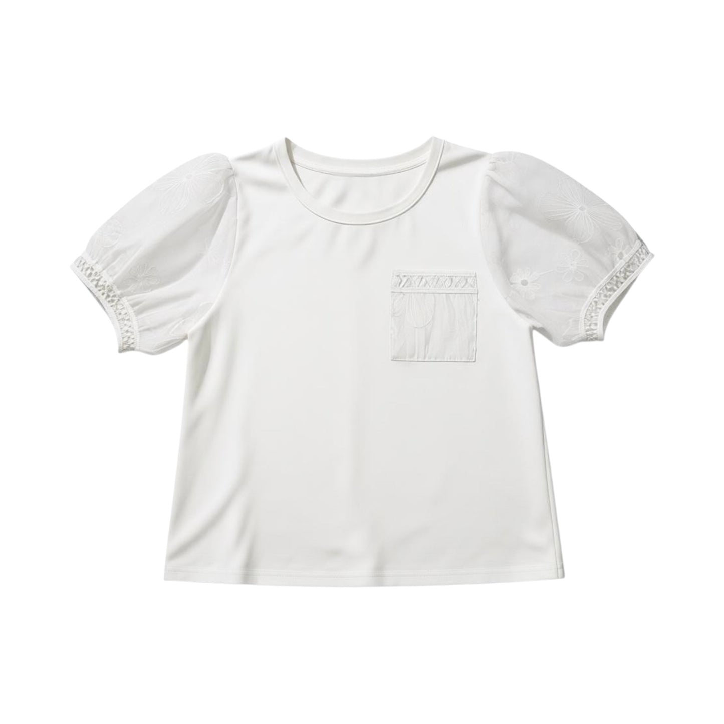 Oopaque Woven Sleeve Top