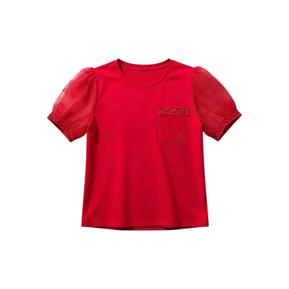 Oopaque Woven Sleeve Top