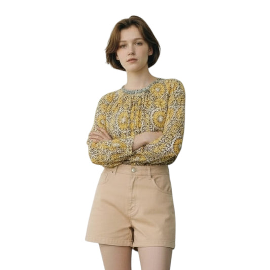 Long Sleeve Floral Blouse