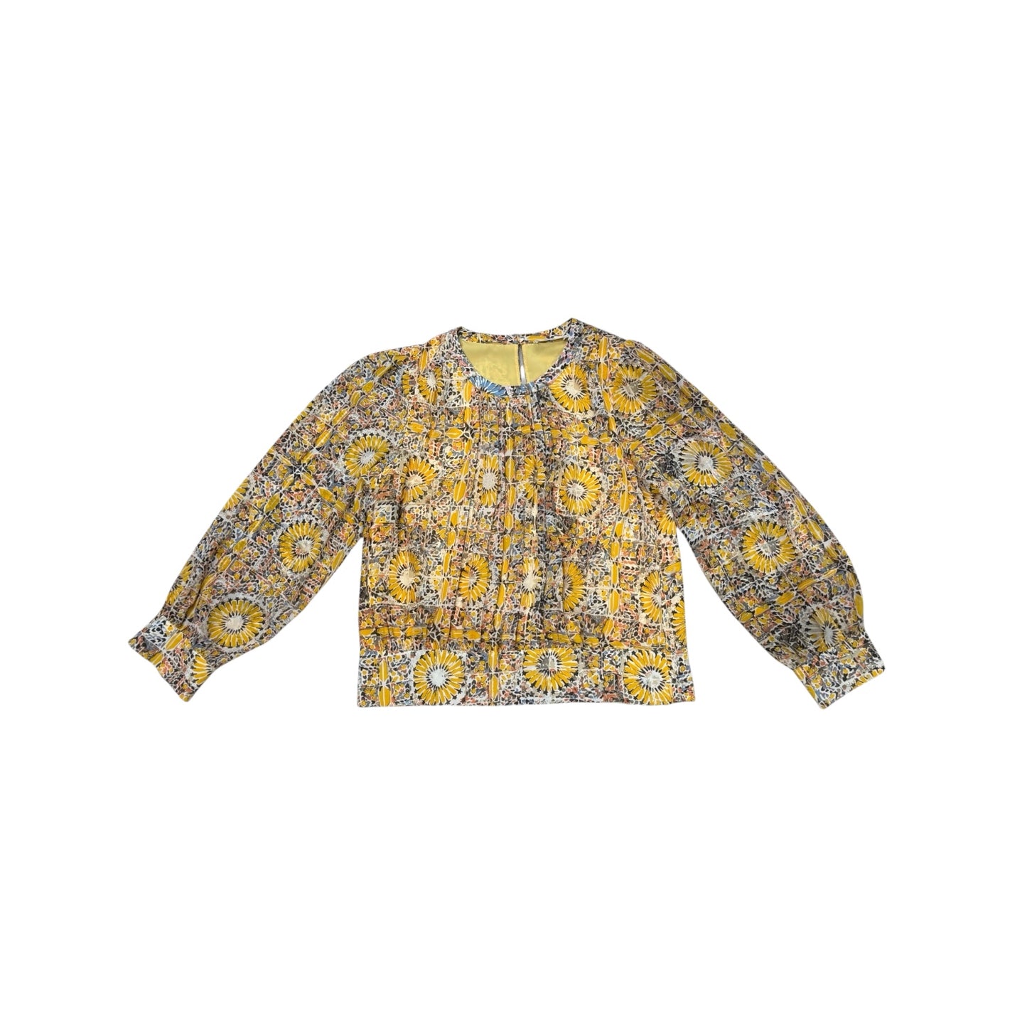 Long Sleeve Floral Blouse