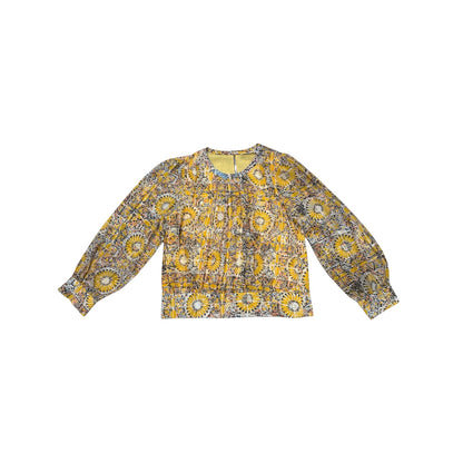 Long Sleeve Floral Blouse