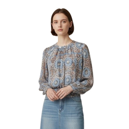 Long Sleeve Floral Blouse