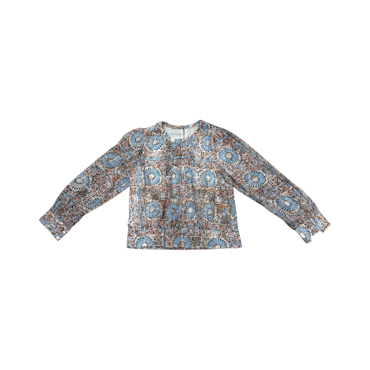 Long Sleeve Floral Blouse