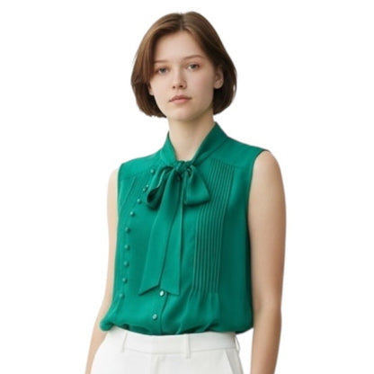 Sleeveless Top With Lace Up