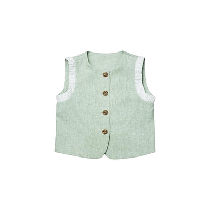 V-Neck Waistcoat Jacket
