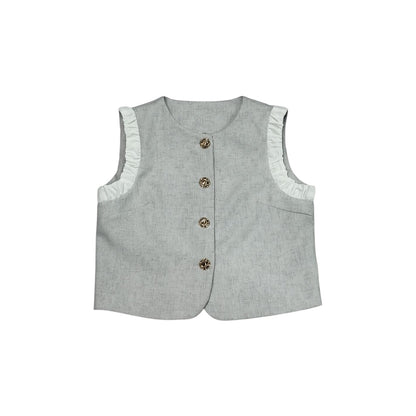 V-Neck Waiscoat Jacket