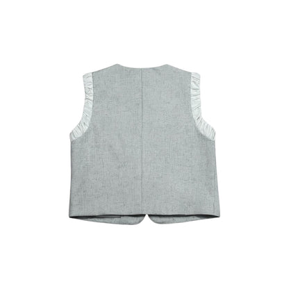 V-Neck Waiscoat Jacket