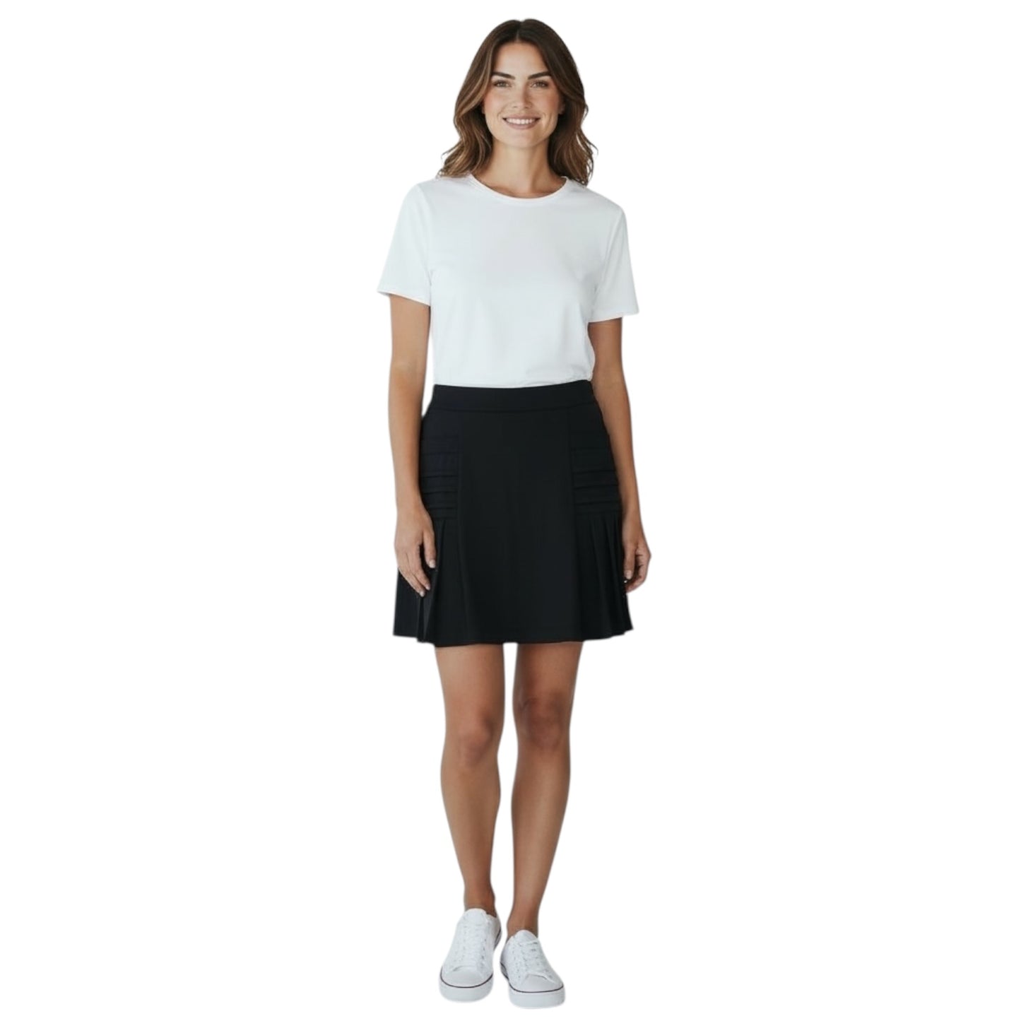 Pleated Short Skirt