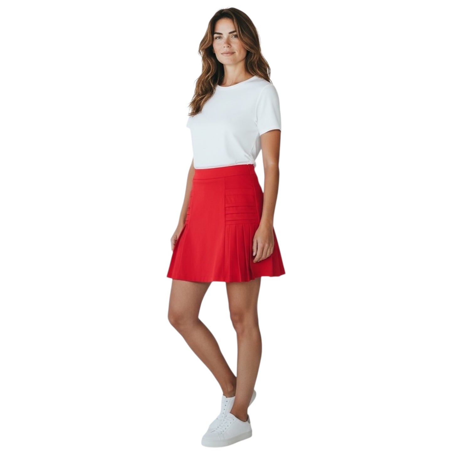 Pleated Short Skirt