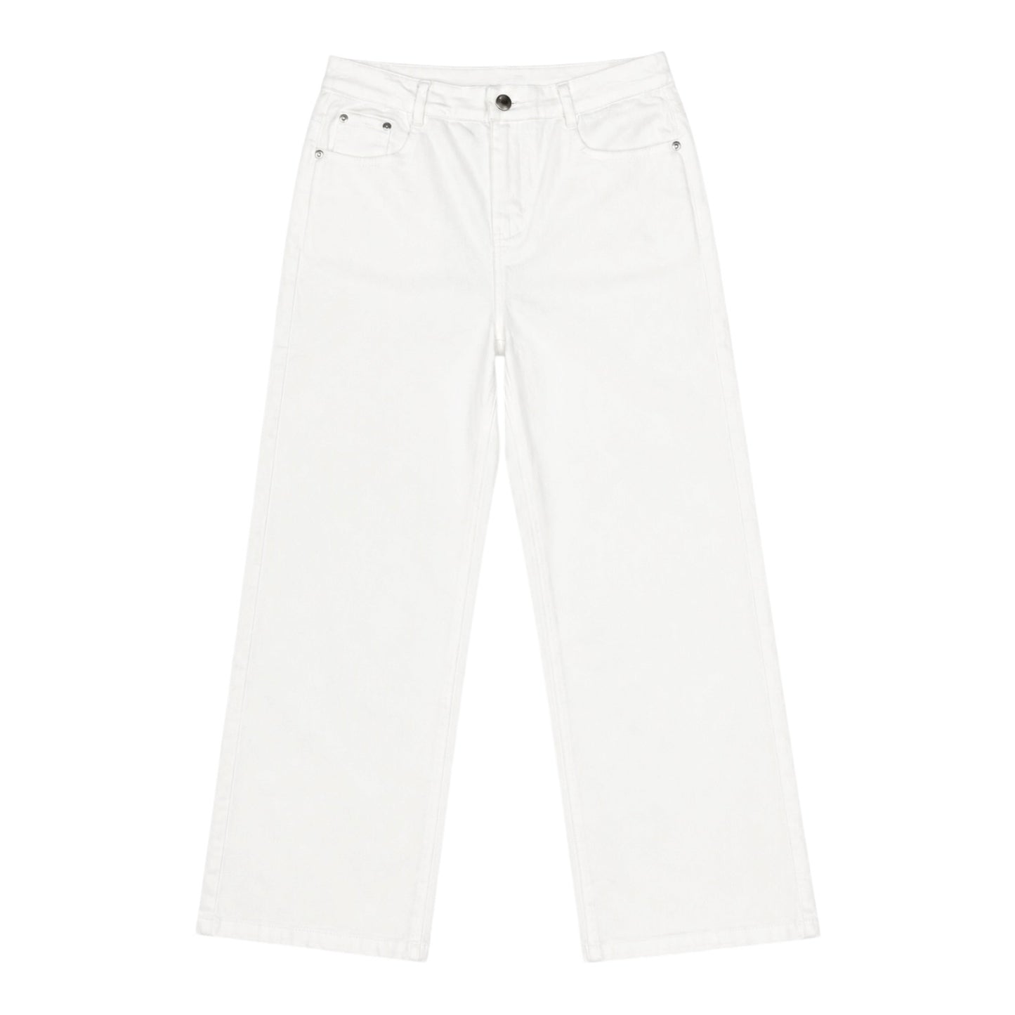 High Waist Wide Leg Denim