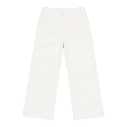 High Waist Wide Leg Denim