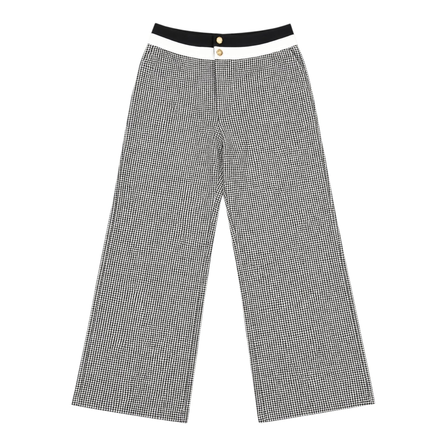 Wide Leg Checkers Trouser