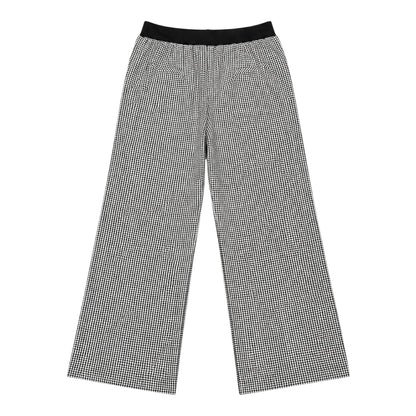 Wide Leg Checkers Trouser