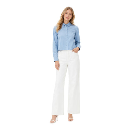 High Waist Wide Leg Denim