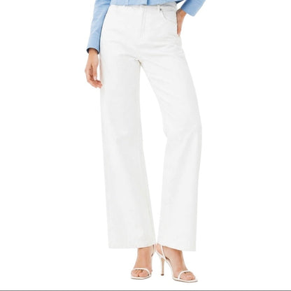 High Waist Wide Leg Denim