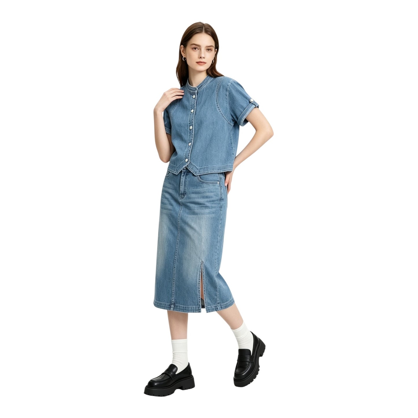 Denim Blouse