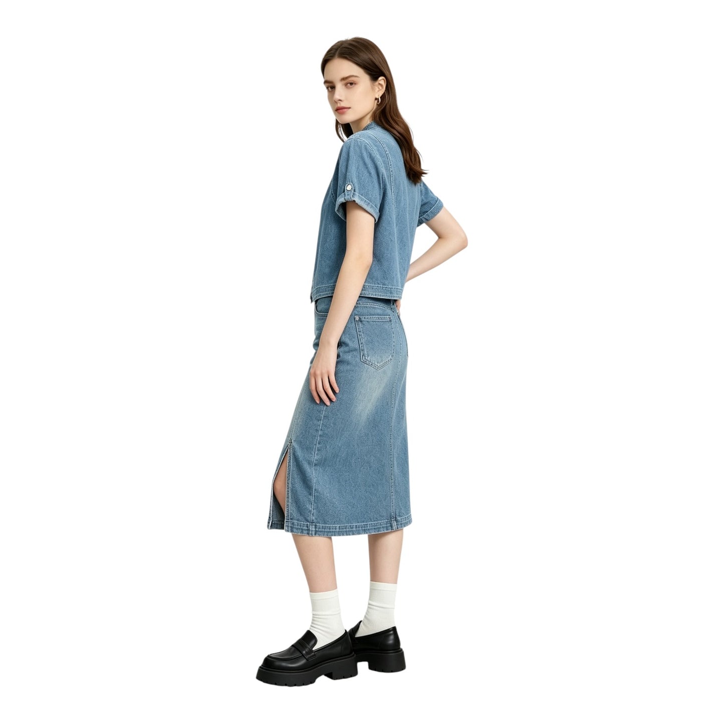 Denim Blouse