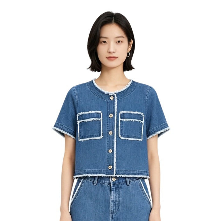 Denim Blouse